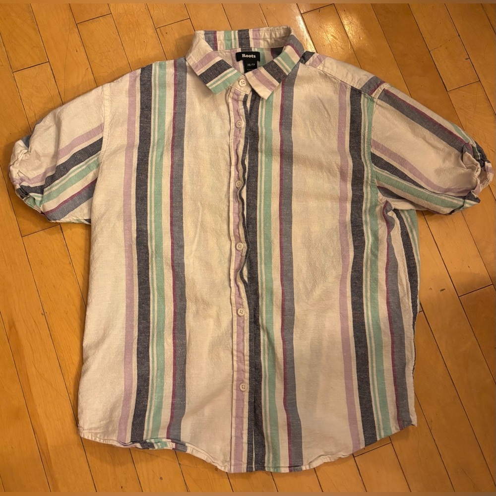 Roots Multicolor Striped Casual Shirt